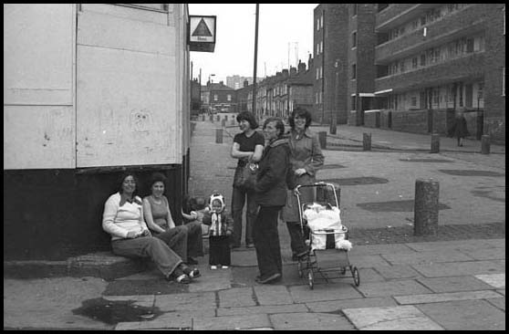 woman outside of bents